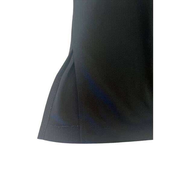 Express Womens Black Dress size 13/14 Sleeveless, Collared V neck, lined - Picture 3 of 7
